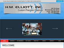 Tablet Screenshot of hmelliottcoatings.com